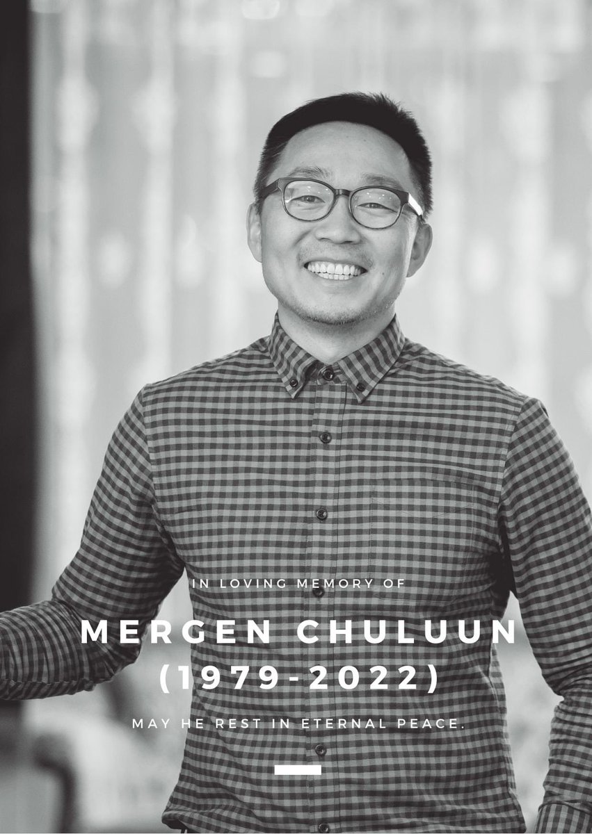 Mongolian business community is gutted by the early departure of our friend, colleague, mentor business leader <a href="/MergenChuluun/">Mergen Chuluun 🌱🚀🌏🌐📖🏀🐎🚴🏖</a> our thoughts and prayers are with his family 🙏