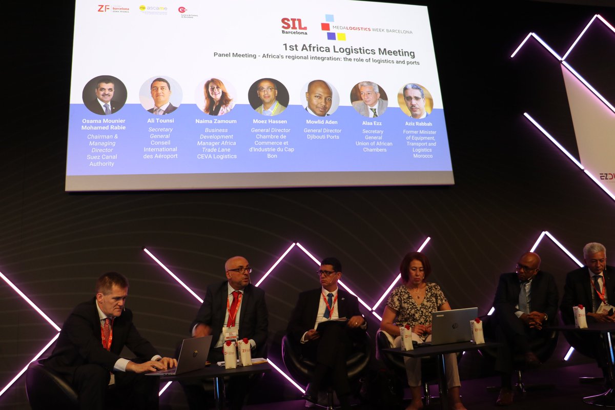 Day 2 of the #EBSOMED Matching Forum “Logistics and Transport: More Important than ever” hosted by 
<a href="/ascameorg/">ASCAME 🌍</a>!

Today's morning session includes the Africa Logistics Meeting, the Mediterranean &amp; Africa SEZs Summit. #SIL2022