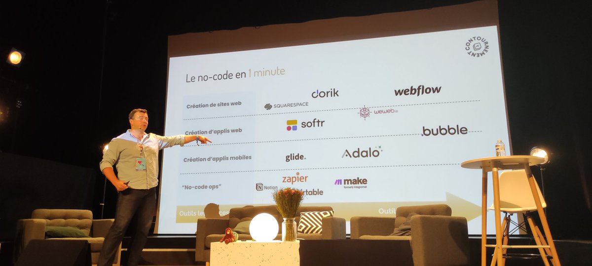 KillianLeroux's tweet photo. "Non Excel ce n'est pas un outil No Code, un outil No Code ça permet de créer une application !"
#web2day https://t.co/uMT3LC0BHd
