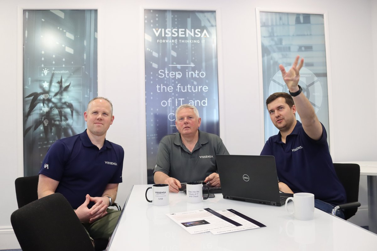 Here's the Vissensa team planning one of our client's infrastructures.

Vissensa can take care of planning, implementing and even managing your IT infrastructure.

To see exactly how we did it for other organisations, have a look at our case studies! 👇
vissensa.com/case-studies/