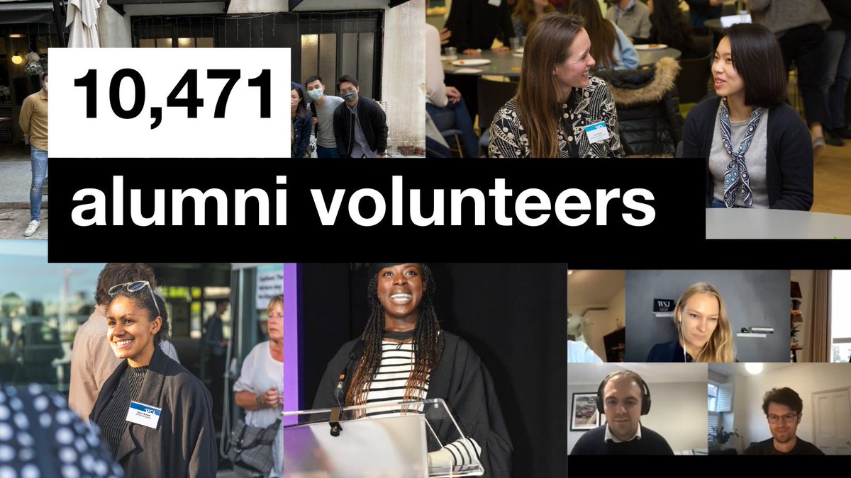 This #VolunteersWeek, we're celebrating the over 10,000 alumni who’ve given back to <a href="/UCL/">UCL</a> since September 2021. 

The generosity our alumni volunteers show with their skills, passions and resources helps us to change lives and empower our global community. Thank you 🙌