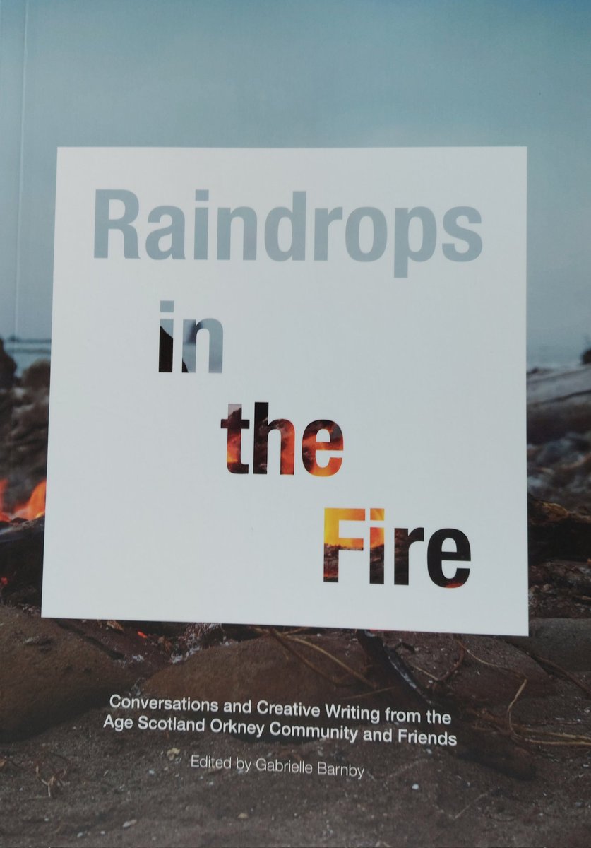 age_scotland's tweet photo. We've had great fun at Linkshouse this morning @PierArtsCentre, to launch @GabrielleBarnby's book 'Raindrops in the Fire'
A collection of poems, memories, and conversations from the Hub.  We read pieces from the book, and enjoyed the beautiful space #DementiaAwareness https://t.co/JaPVJZEP7o