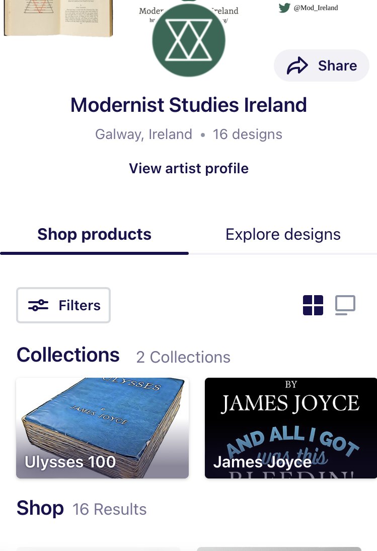 Modernist Studies Ireland tweet media