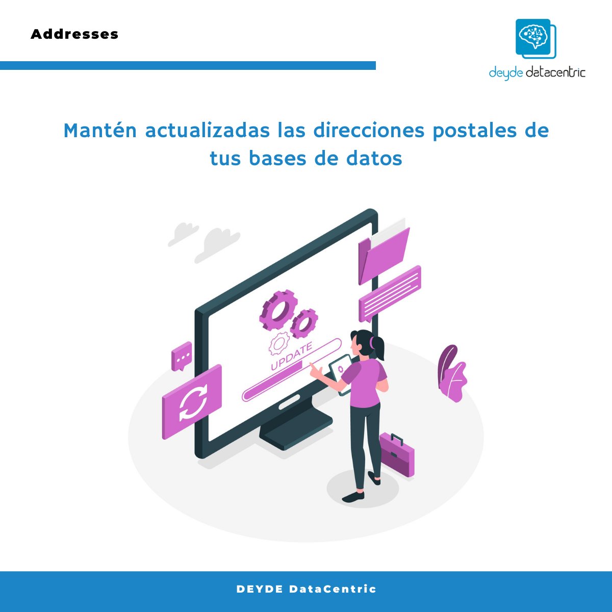 Con MyDataQ Addresses tendrás identificadas, corregidas y actualizadas las direcciones postales de tu base de datos. Descubre más 👉 deyde.com/producto/mydat… #DataQuality