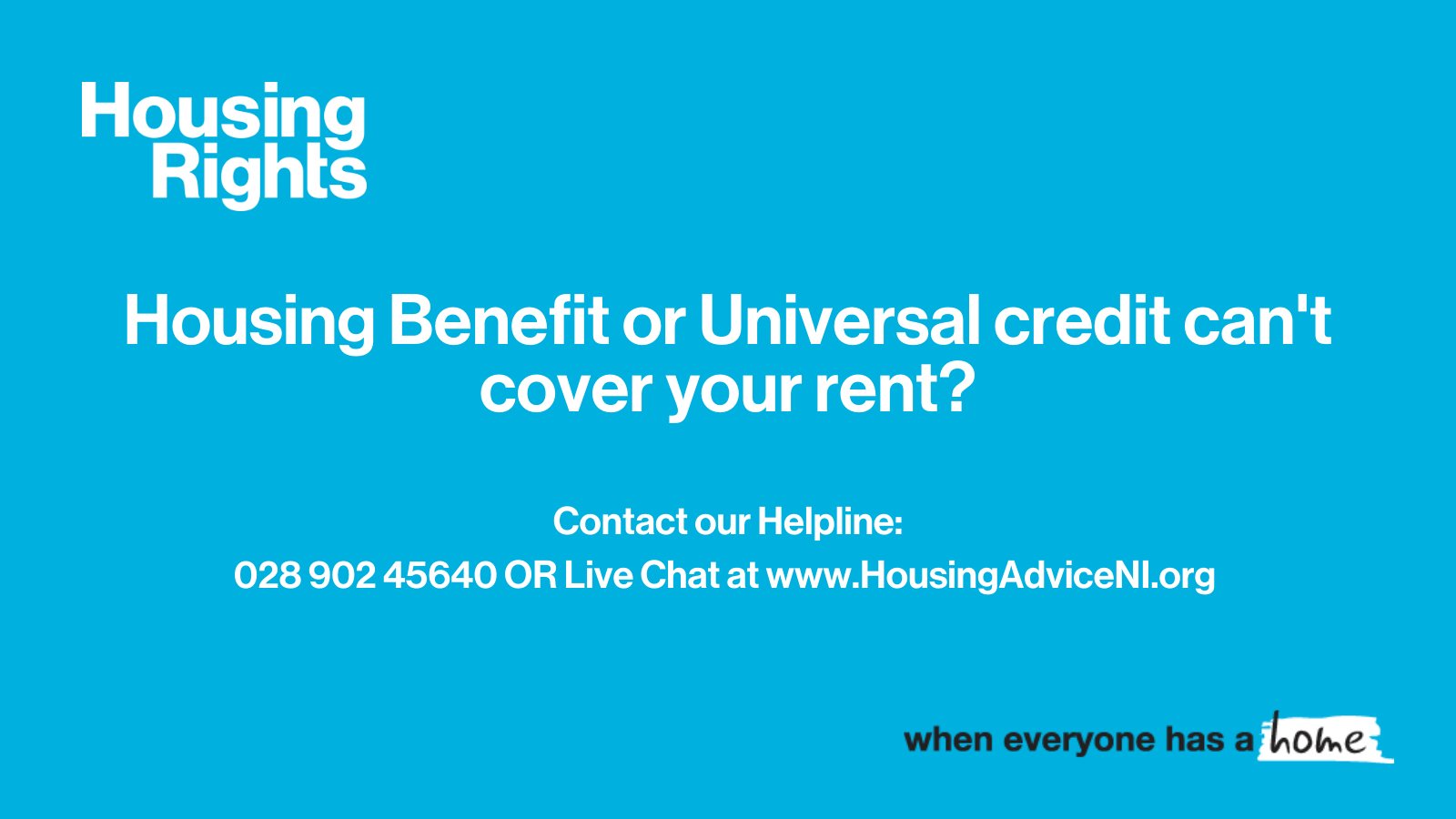 Housing Rights on Twitter "Benefits not covering your full rent?😰 You