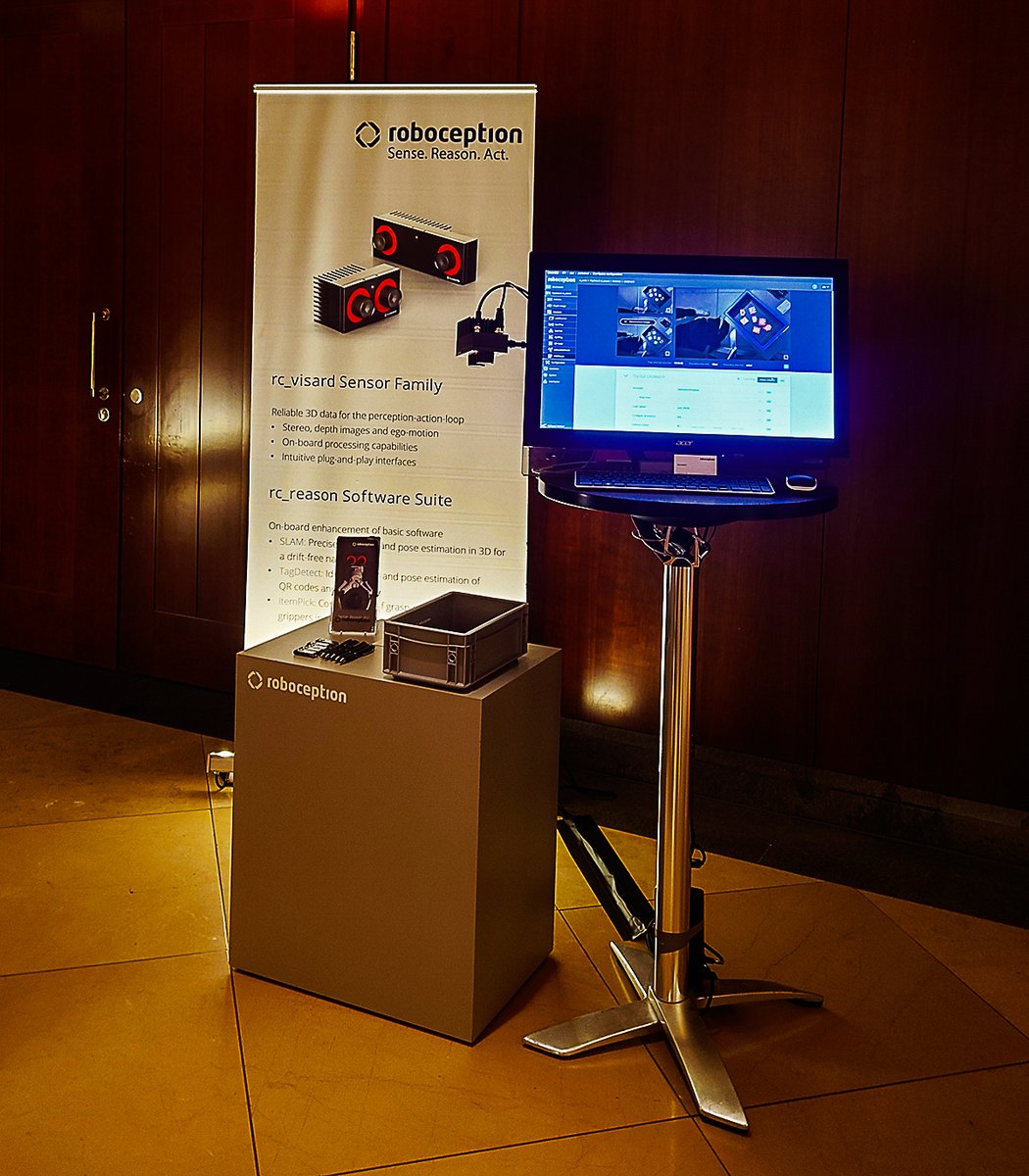 roboceptionGmbH's tweet photo. It’s a busy week: Today, we are attending the 15th 'Deutscher Innovationsgipfel here in Munich, and tomorrow our CEO Michael Suppa will be in neighboring Augsburg for a presentation at the ‘32. Deutscher Montagekongress’.
#flexibleproduction #liveevent #15DIG2022 #montagekongress https://t.co/z3egNCJSRl