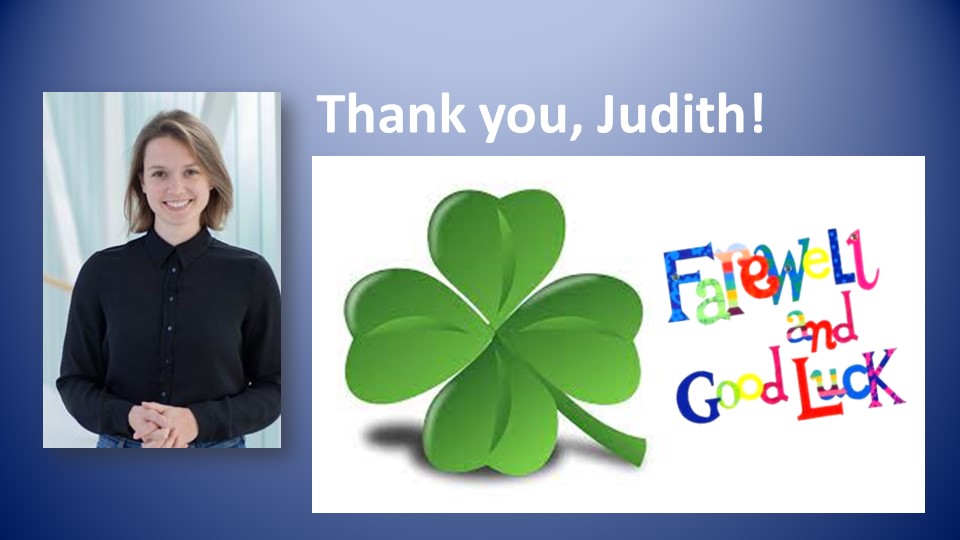 DynaMORE_H2020's tweet photo. This month, we say thanks for a fantastic job within the #DynaMORE project to Judith van Leeuwen, a wonderful and industrious postdoc in @ErnoHermans's group in Nijmegen. She set up the #EMA &amp; #EPA infrastructure and co-shaped the DynaCORE studies. Best of luck, @DrJudithvanL! https://t.co/6jwDd0wCzV