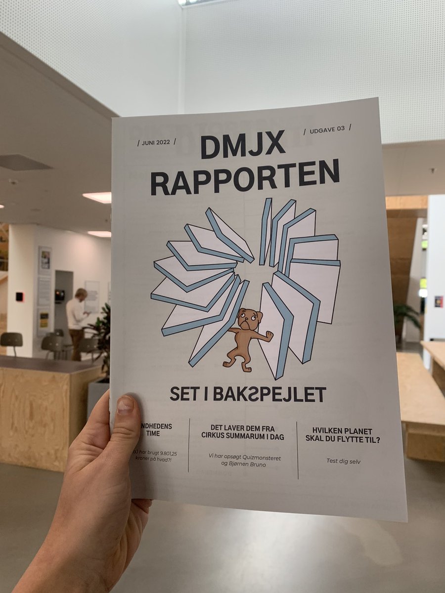 Tredje udgave af DMJX Rapporten er ude nu. DMJX Rapporten #3 - Set i bakspejlet er et moderne historiemagasin, der ikke nøjes med at fortælle dig, hvad der skete i fortiden. Fang en udgave på DMJX eller på Gusto fra kl 15 eller læs online på issuu.com/dmjxrapporten/…