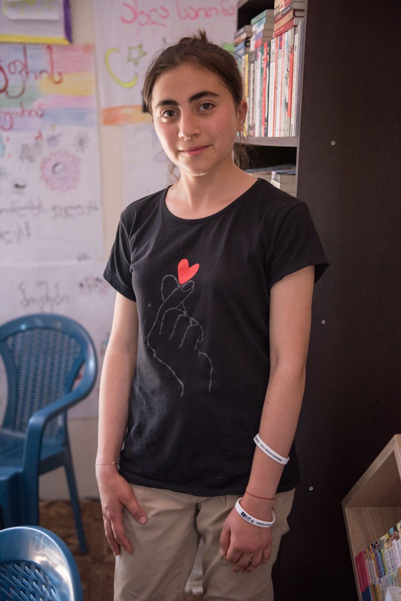 UNFPAGeorgia's tweet photo. Our long term partner @GeorgiaGff which supports girls' participation in⚽️has gifted sportswear & other accessories to girls' local football team in Maradisi - the village where our 12th #EqualityCorner has opened📚 Cheers to our girls - the raising⚽️stars of 🇬🇪! https://t.co/NY6aKi4kab
