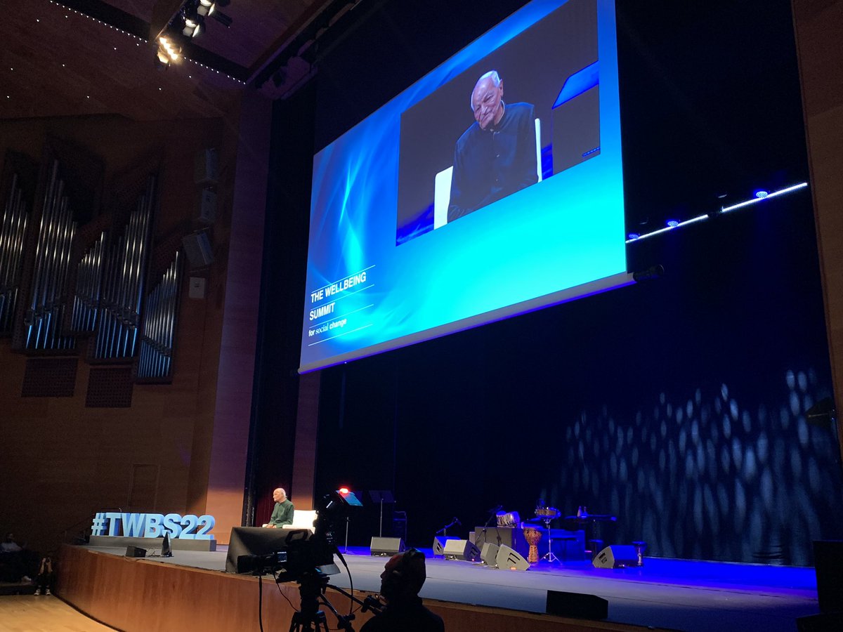 “LOVE is the answer. What is your question? “ Looove it. Thanks #Satishkumar The love revolution. #wellbeingsummit #TWBS22 <a href="/TheWellbeingP/">The Wellbeing Project</a>