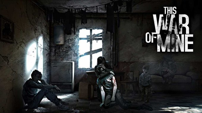 LinhNgK's tweet photo. This War of Mine, for example, portrays the lives of people during wartime vividly. Throughout the game, we perceive how hard it is for people to survive during difficult times as you see your characters die because of lack of necessities and emotional struggles. #eme4390m2022 https://t.co/o02MC00srt