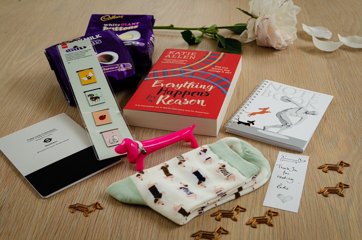KtAllenWriting's tweet photo. #Giveaway 

2 bundles of sausage dog goodies
🧊📎🧦🍫to give away w/signed copies of
#EverythingHappensForAReason to mark a year since publication

For chance to win:
Follow, RT,tag a friend

Ends 11 June 
UK addresses only

https://t.co/4PrHY1F1X1
Kindle https://t.co/bv8MXZntLf https://t.co/skSPR6aLDI