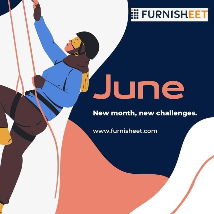 furnisheet's tweet photo. We at Furnisheet welcome you to the month of June🎊. Wishing you a happy new month filled with blessings.
#newmonth 
#june 
#furnituredesign 
#furniturefinancing https://t.co/nvrFAByuN7