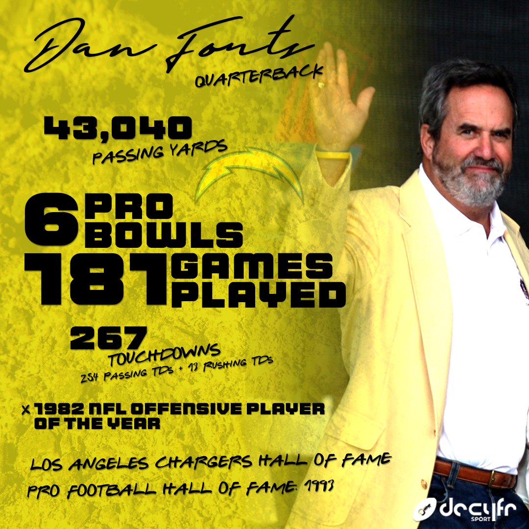 Happy birthday to legend, Dan Fouts!      