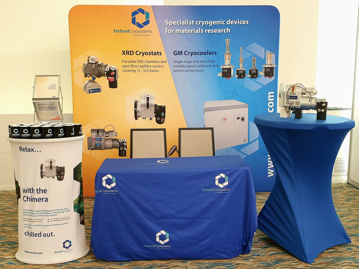 oxcryo's tweet photo. A warm welcome to everyone at #EPDIC17. Visit the Oxford Cryosystems booth @oxcryo to see our sample coolers. #powderdiffraction #EDPIC https://t.co/nK1N5z6xgA