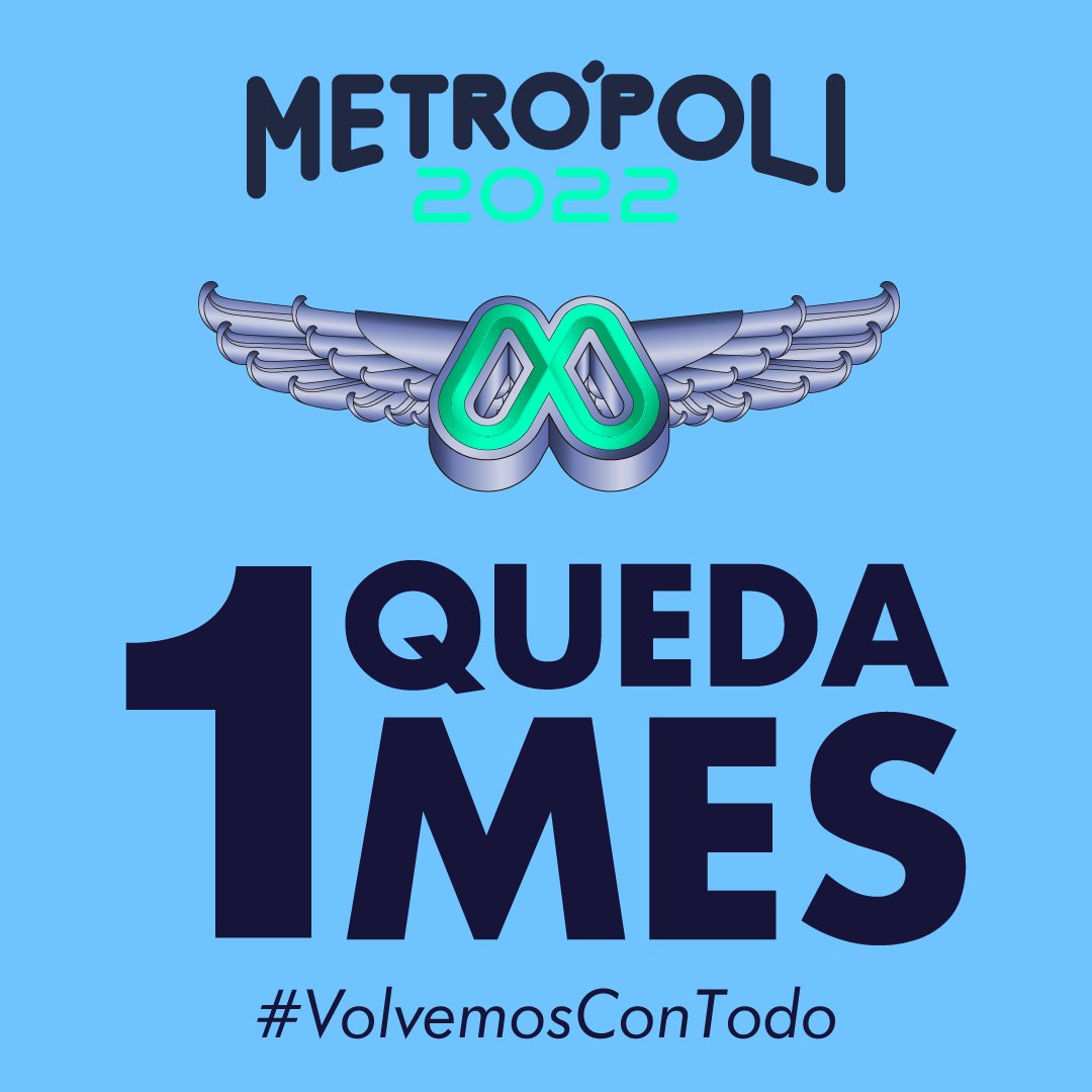 1 MES SOLO para que disfrutemos de Metrópoli 2022❗️

¿Estáis listos para todo lo que se viene⁉️🌞

🎫Entradas ya disponibles en metropoligijon.com⁠🎫
⁠
#Volvemoscontodo #Metrópoli #MetrópoliGijón #Gijón