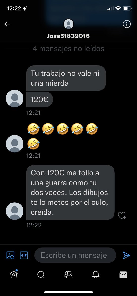 No quiero ni contestarle pero quiero decirle de todo y quiero partirle la cara.