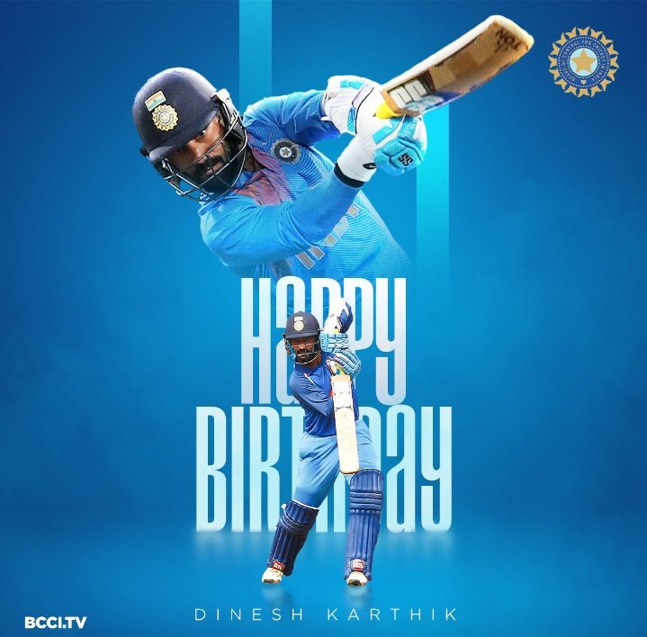 Happy birthday Dinesh Karthik sir     