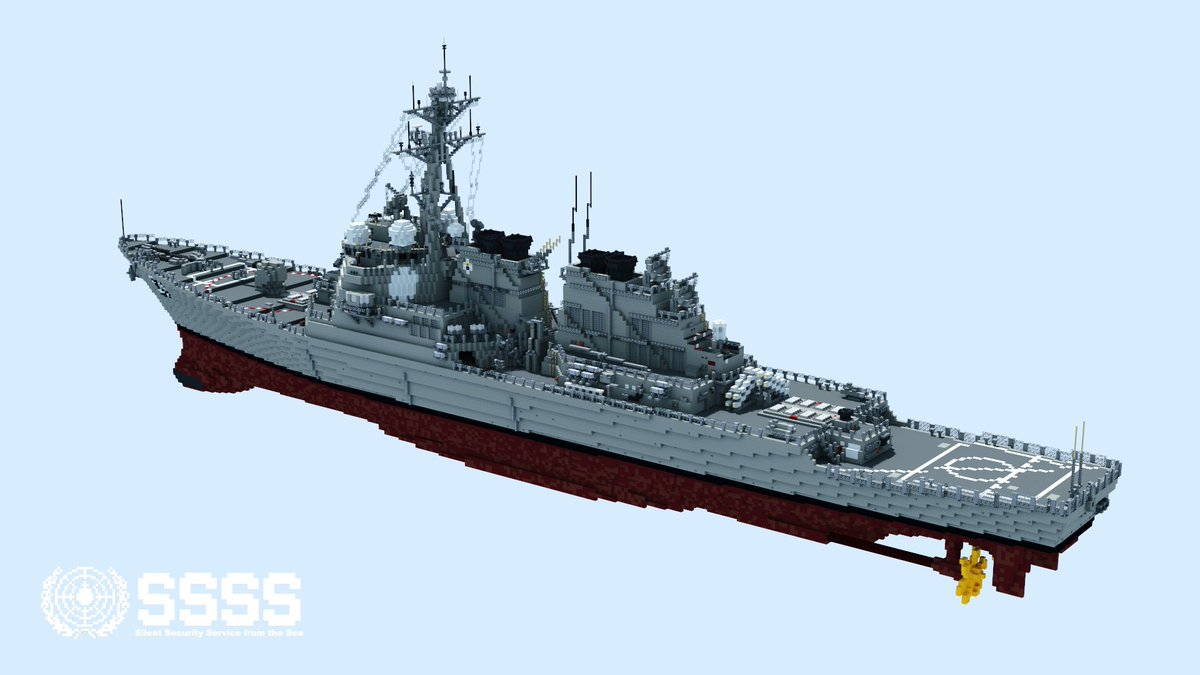 米海軍ミサイル駆逐艦 アーレイ・バーク
#Minecraft #minecraft建築コミュ 
#USNavy #USSArleighBurke #DDG51
2:1 scale