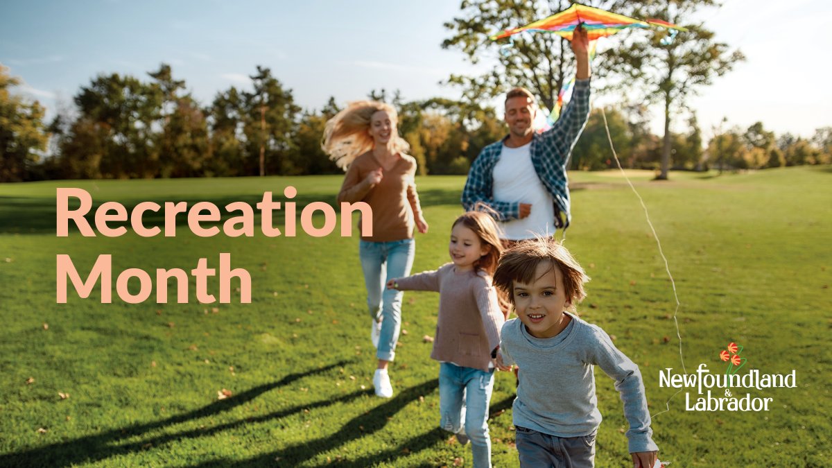 TCAR_GovNL's tweet photo. June is Recreation Month in Newfoundland and Labrador! #GovNL https://t.co/HNqlJCaZZL