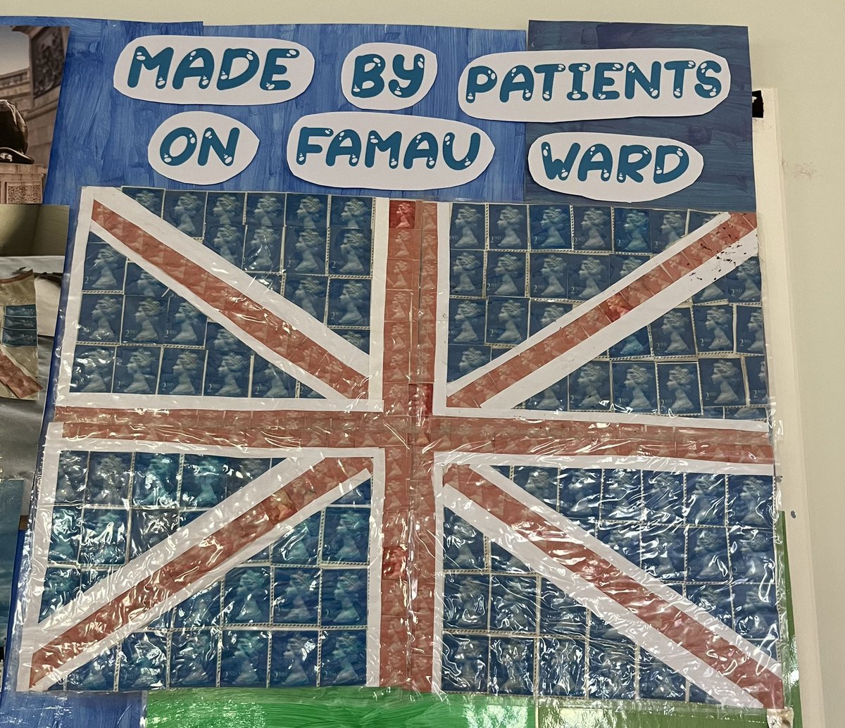 JULIE KELLY (@juliekelly1) on Twitter photo Famau Ward Jubilee Ready, British flag was made by patients on the ward, looking forward to afternoon tea and fun and games this afternoon #patientfun#jubilee @ClaireD1912 <a href="/michj/">michelle jones</a> <a href="/ChloeWi32822311/">Chloe Williams</a> <a href="/MclardieNicky/">Nicky McLardie</a> <a href="/DrTWilliamson/">#Hellomynameis Tracey Williamson</a> <a href="/DianeSw21862317/">Diane Sweeney</a> Famau Ward Jubilee Ready, British flag was made by patients on the ward, looking forward to afternoon tea and fun and games this afternoon #patientfun#jubilee @ClaireD1912 <a href="/michj/">michelle jones</a> <a href="/ChloeWi32822311/">Chloe Williams</a> <a href="/MclardieNicky/">Nicky McLardie</a> <a href="/DrTWilliamson/">#Hellomynameis Tracey Williamson</a> <a href="/DianeSw21862317/">Diane Sweeney</a>