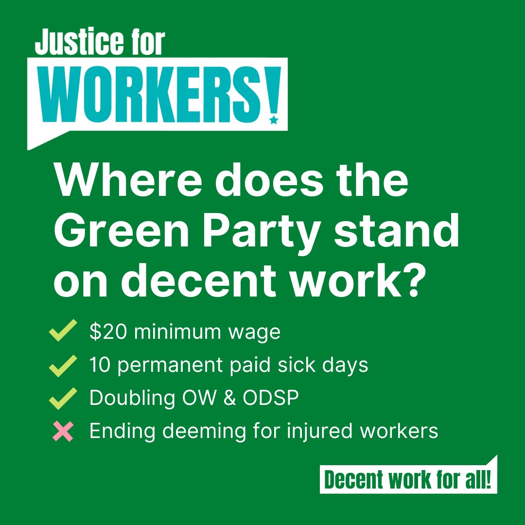 ✅ VOTE FOR 10 employer-paid sick days for all of us!
❌ Say no to temporary rebate schemes that create access barriers to those of us who most need them.
❌ Say no to more subsidies for big businesses like Loblaws &amp; Amazon.
#ONElxn #OntarioVotes #Justice4Workers #ONpoli
🧵2/5
