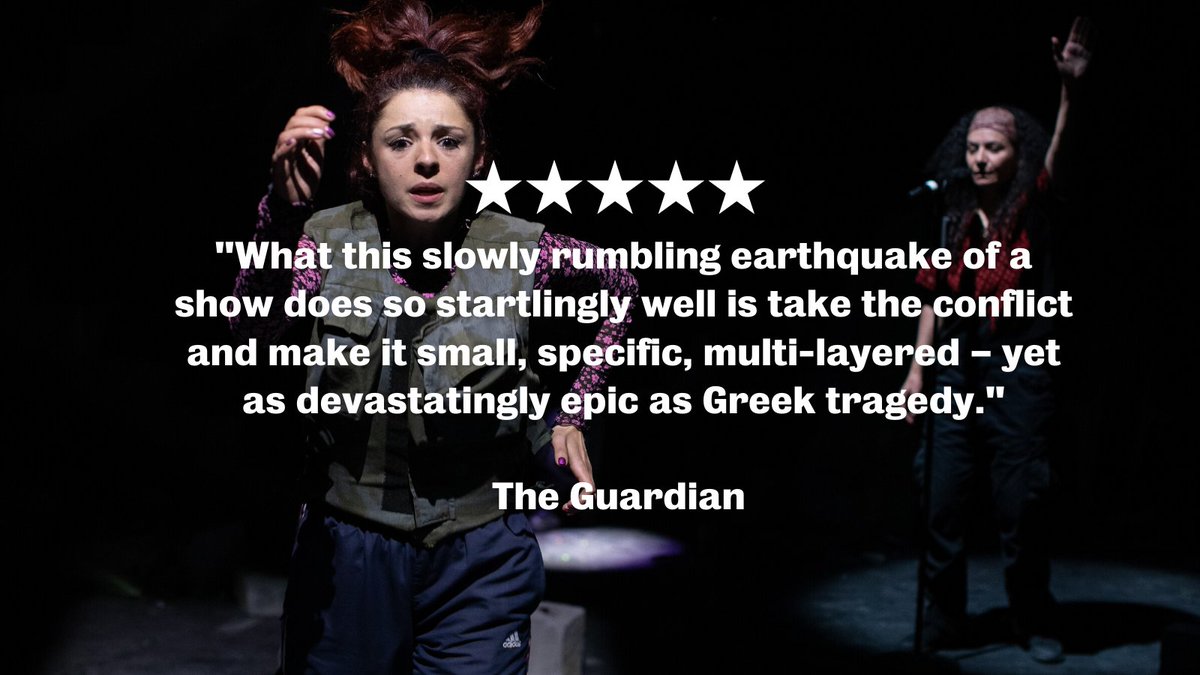 royalcourt's tweet photo. Wishing the #twoPalestiniansgodogging company the best of luck as they head into their final two performances.
📸by Ali Wright. https://t.co/dcYcnEeIVM