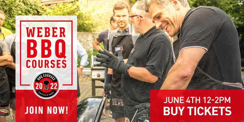 Visit @Stakelums this Saturday & get your Bank Holiday weekend off to a great start with our Weber BBQ course. Limited tickets available €50🔥 bit.ly/3MenqNq #Weberbbq #bbqcourse #Thurles
