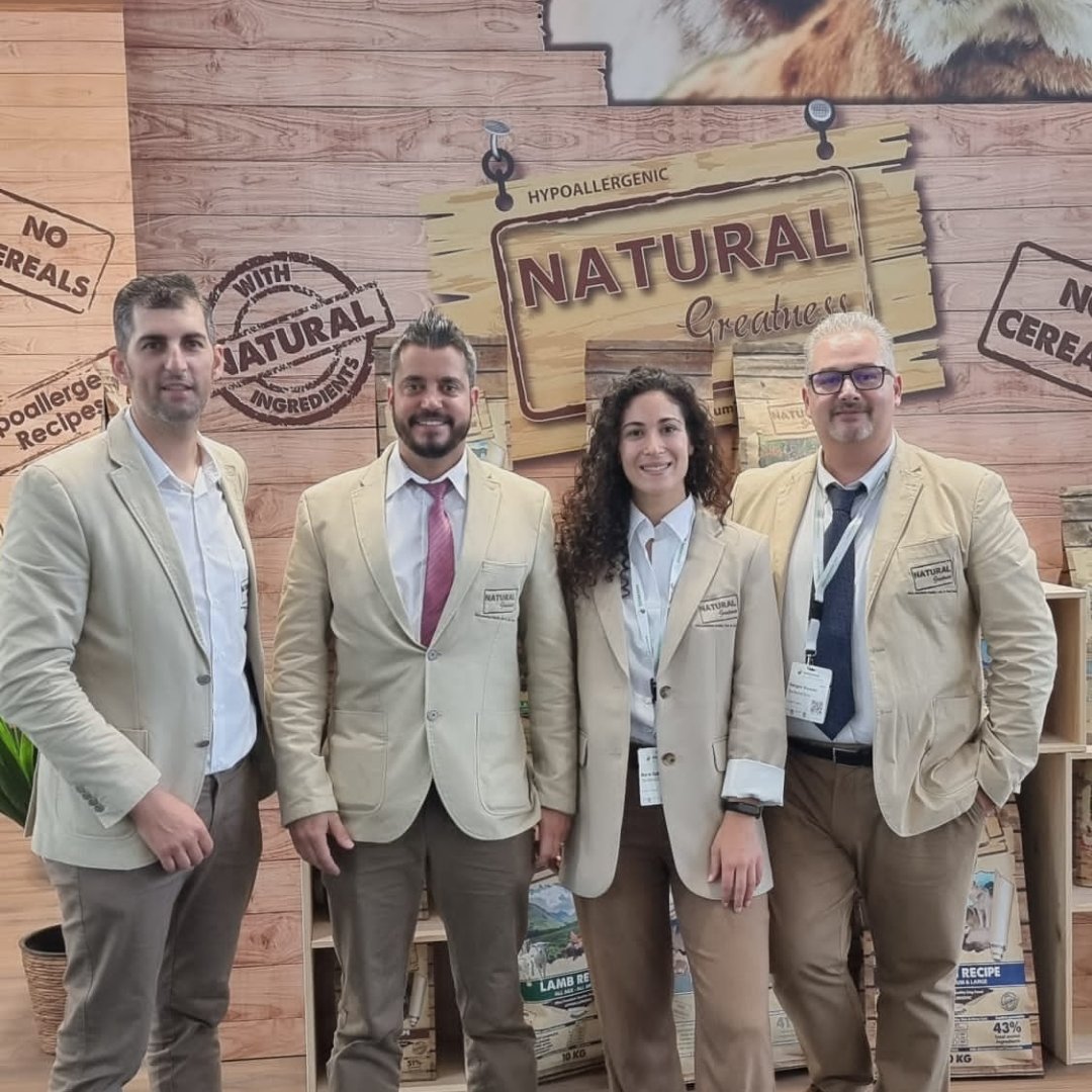 NGreatness's tweet photo. Nuestro paso por la feria de 𝗜𝗡𝗧𝗘𝗥𝗭𝗢𝗢 2022 en Nuremberg todo un éxito. Una cita imprescindible para todos los profesionales del sector mascota.
Sentimos el gran interés internacional que suscita 𝗡𝗮𝘁𝘂𝗿𝗮𝗹 𝗚𝗿𝗲𝗮𝘁𝗻𝗲𝘀𝘀 
¡Gracias! 
#naturalgreatness #interzoo https://t.co/34RWYP3Slr
