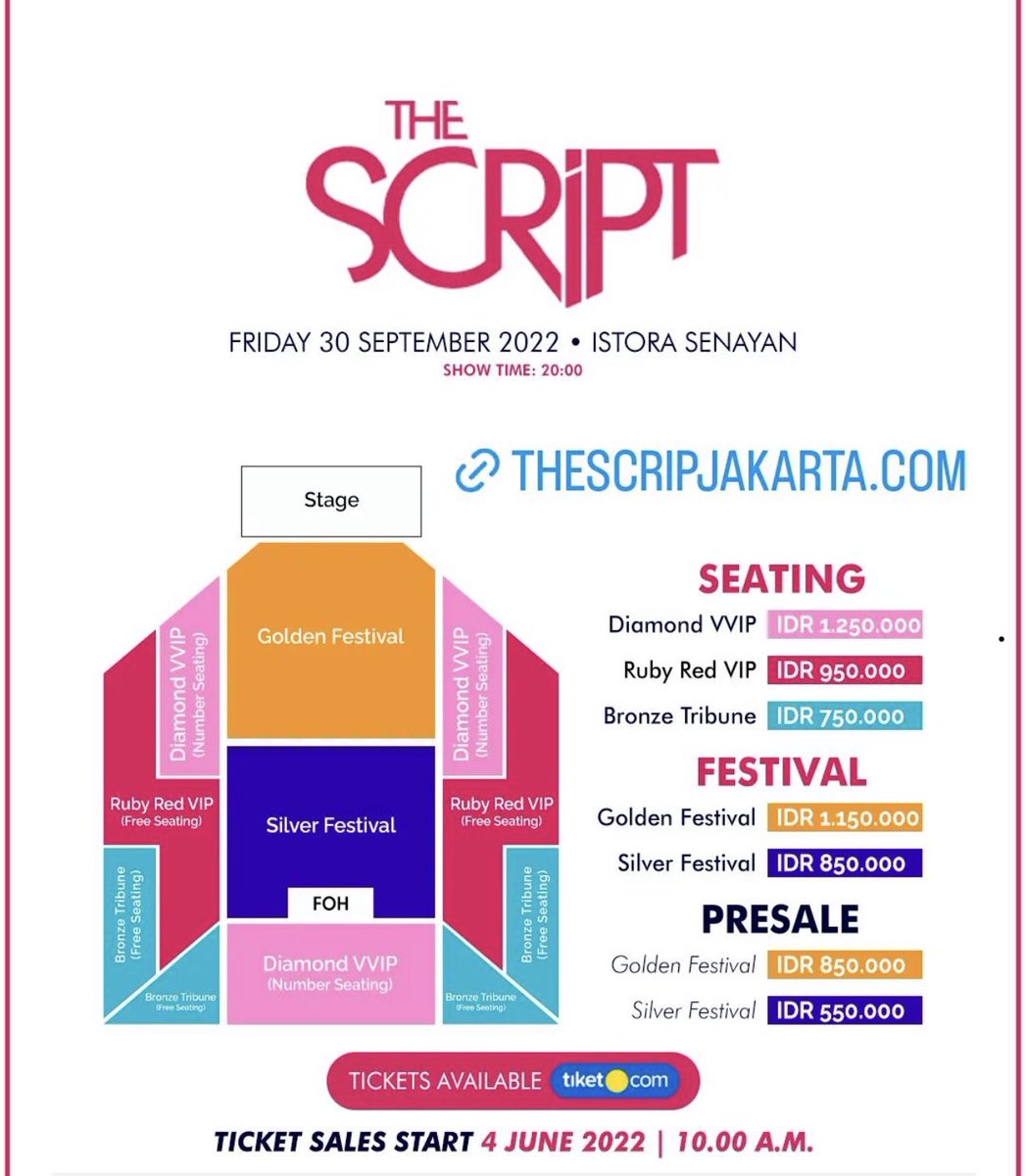 Kevin_richard3's tweet image. Open po tickets #TheScriptGreatestHitsTour2022Jakarta #TheScriptJakarta2022 #thescriptinjakarta #TheScriptInjakarta2022 #jualtiketthescript #tiketthescript