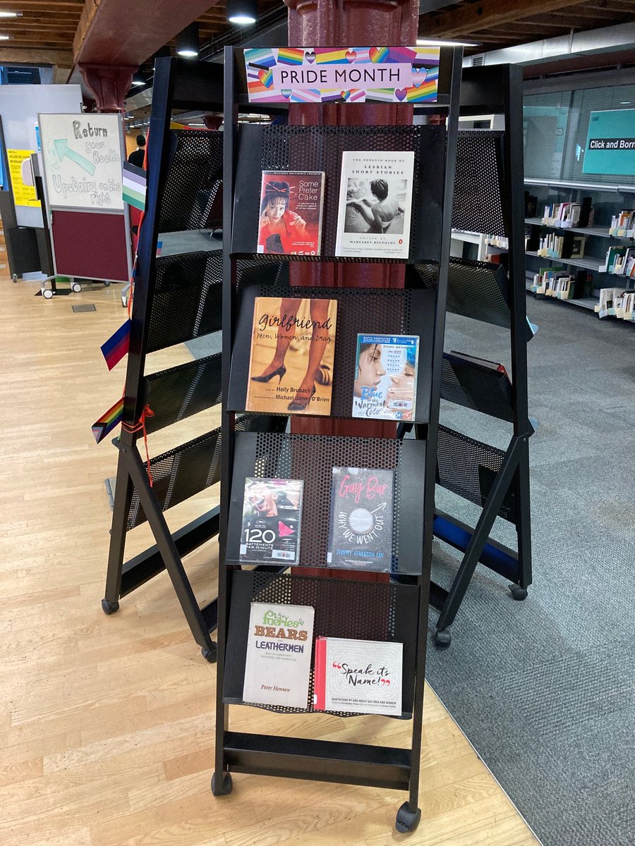 CSM_Library_LZ's tweet image. June is #PrideMonth 

To celebrate, Library staff have curated a display showcasing items from the CSM collection relating to Pride and the #LGBTQ community. 

Find the display as you enter the Library and Learning Zone! 

#Pride2022 #TakePride