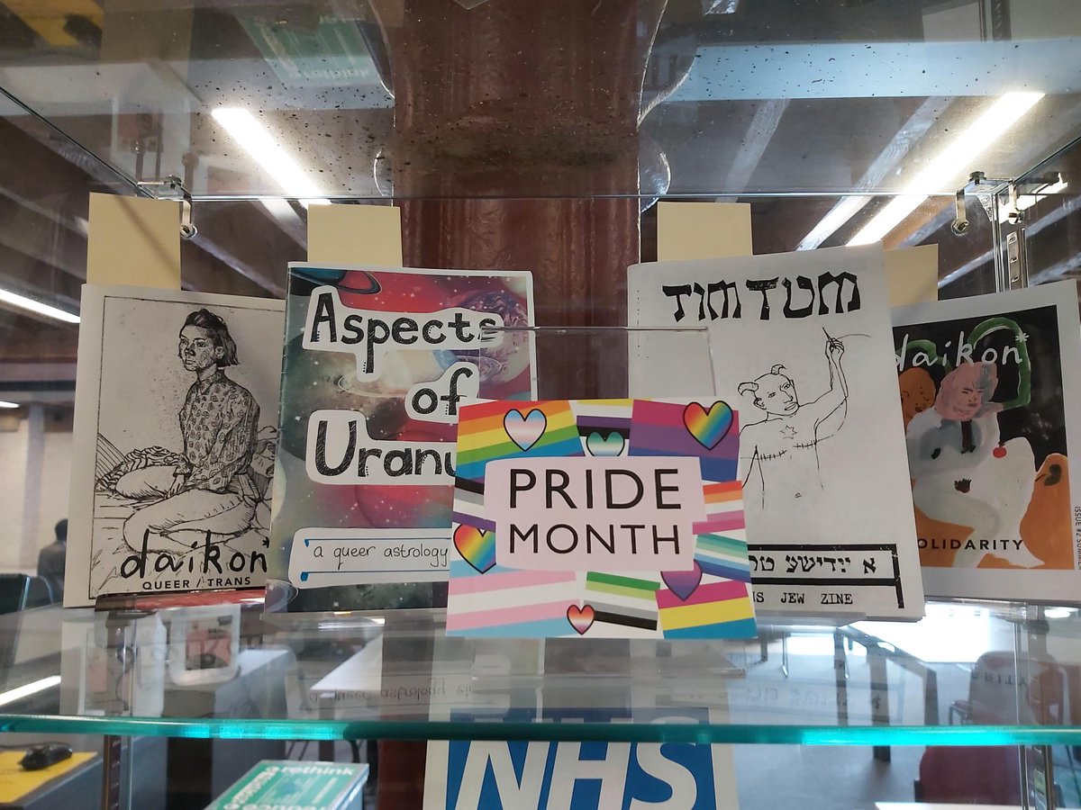CSM_Library_LZ's tweet image. June is #PrideMonth 

To celebrate, Library staff have curated a display showcasing items from the CSM collection relating to Pride and the #LGBTQ community. 

Find the display as you enter the Library and Learning Zone! 

#Pride2022 #TakePride