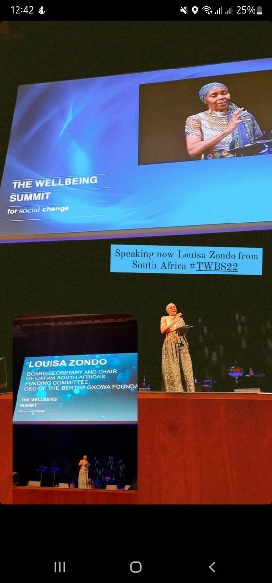 Siteiya's tweet photo. Louisa Zondo- SA 
She speaks about losing her son Riky Rick.

Such a powerful woman!! She spoke beautiful of a life well lived!

#TWBS22 https://t.co/9zsa7iRFvY