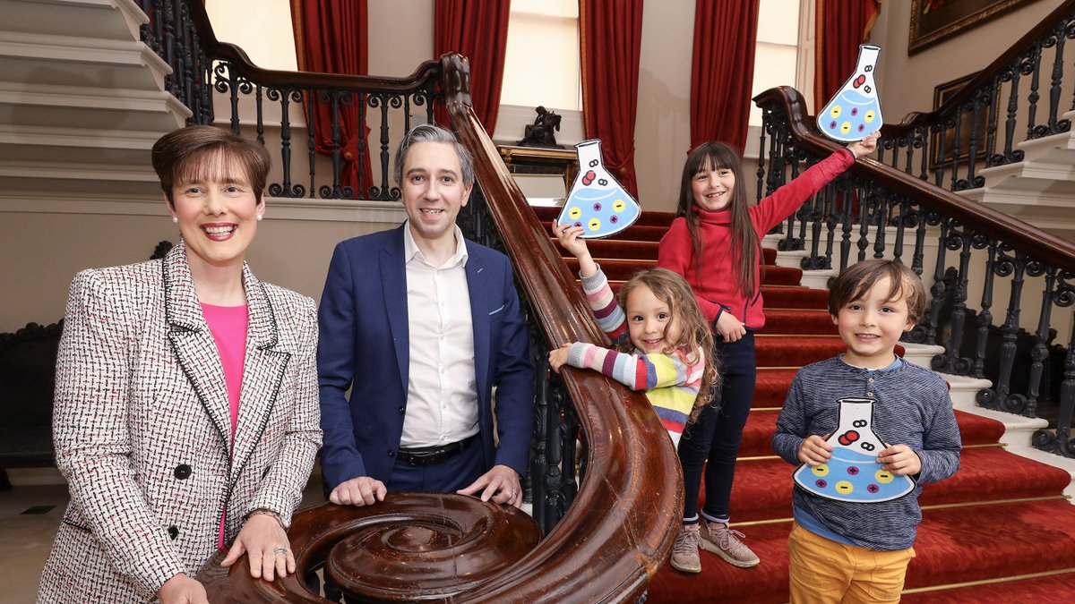Ministers Harris and Foley announce €3.7 million investment in 47 projects to help public understanding of STEM. The funding is through the SFI Discover Programme and focuses on encouraging diversity and inclusion in STEM, and a wide range of ages.
gov.ie/en/press-relea…