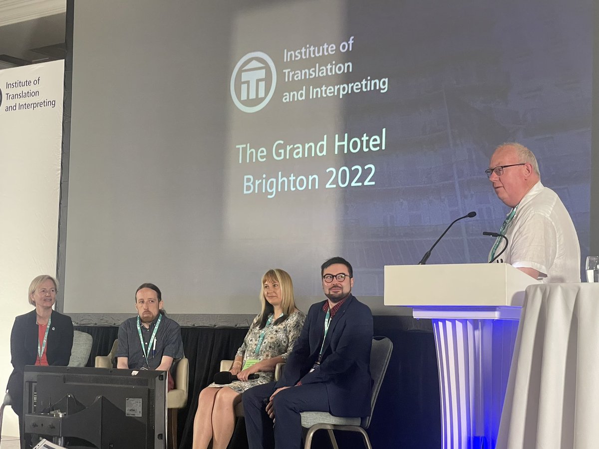 Learning a new Language - right up your street #ITIConf22 - a great line up of speakers @unlockingwords @PaulAppleyard <a href="/Capital_Trans/">Lloyd Bingham - Capital Translations</a> Gwen Clayton Richard Davis
