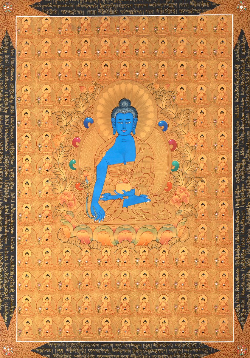 Ritualthanka's tweet image. Medicine Buddha Bhaisajyaguru Menhla Original Handmade Masterpiece Quality Buddhist Thangka | Blue Buddha For Healing Blessings | Himalayan
#RitualThanka❤
etsy.com/listing/124274…
