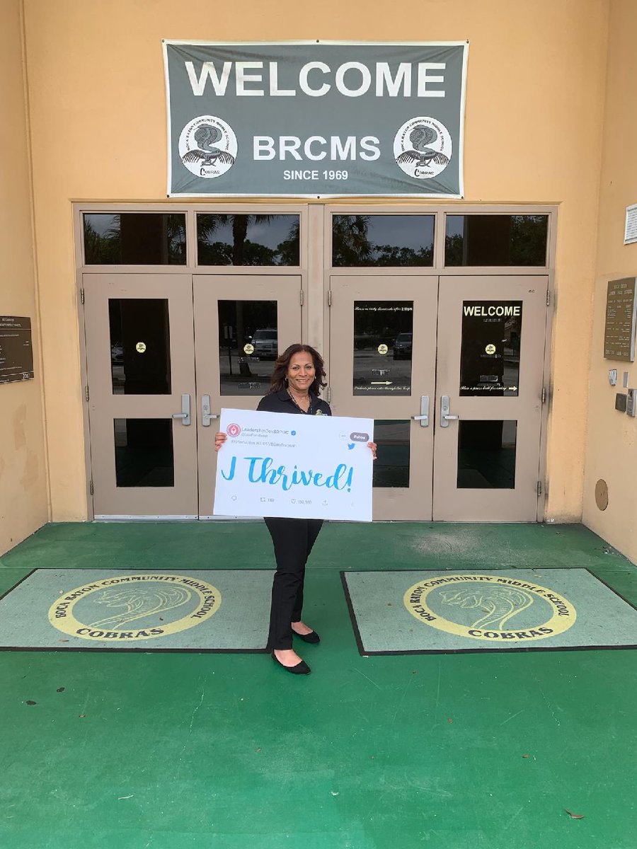 The Leadership Development team would like to congratulate Joyce Lochan Pribell for thriving her first year as an assistant principal at Boca Raton Middle School. Keep thriving, Joyce! 🏆⭐
#APInduction
#TopTalentGrowsHere
#LeadersGrowingLeaders
