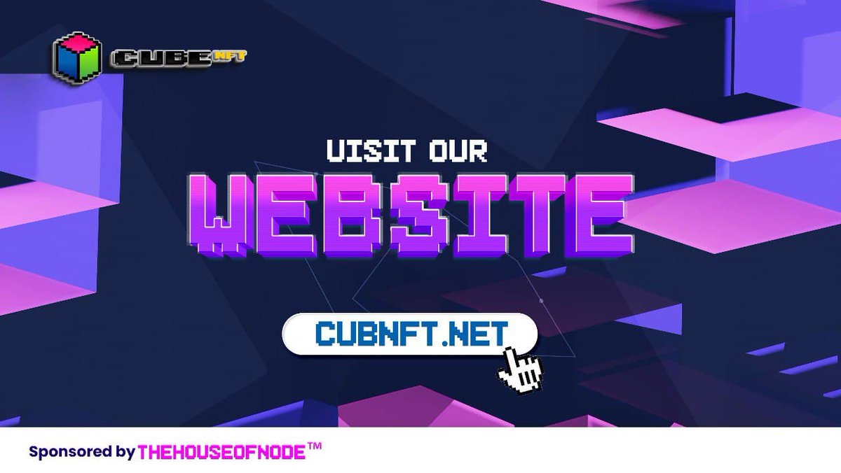 BookPromotion2's tweet image. We are hitting the market hard very soon. Win 200$ from our airdrop and referral program. Visit our website cubnft.net and follow us on Twitter  
@TheHouseOfNodes
 Telegram @HouseOfNode
#cryptocurrency #cryptotrader #cryptoinvestor  #cryptomarket  #Ethereum #Bitcoin