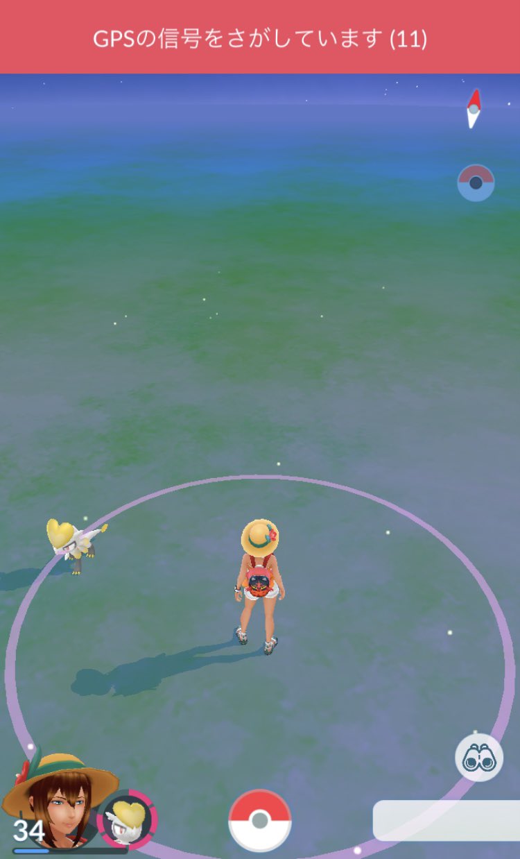 キラキラ Drunk これはポケモンgoやろうとしたら完全な無の空間になっていてその中を相棒のジャラコだけが楽しそうに歩き回っている様子 T Co Nbzkgkcqjh Twitter