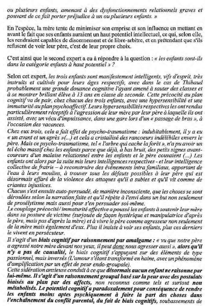Antonio69580's tweet photo. ENFIN ! 👍 Une décision judiciaire (Nîmes avril 2022) parle du Syndrome d’Aliénation Parentale de manière explicite en détaillant l’emprise, en condamnant le parent aliénant, et en concevant une solution pour forcer les enfants à ouvrir les yeux et retourner chez le parent aliéné https://t.co/1tBOpkAUap