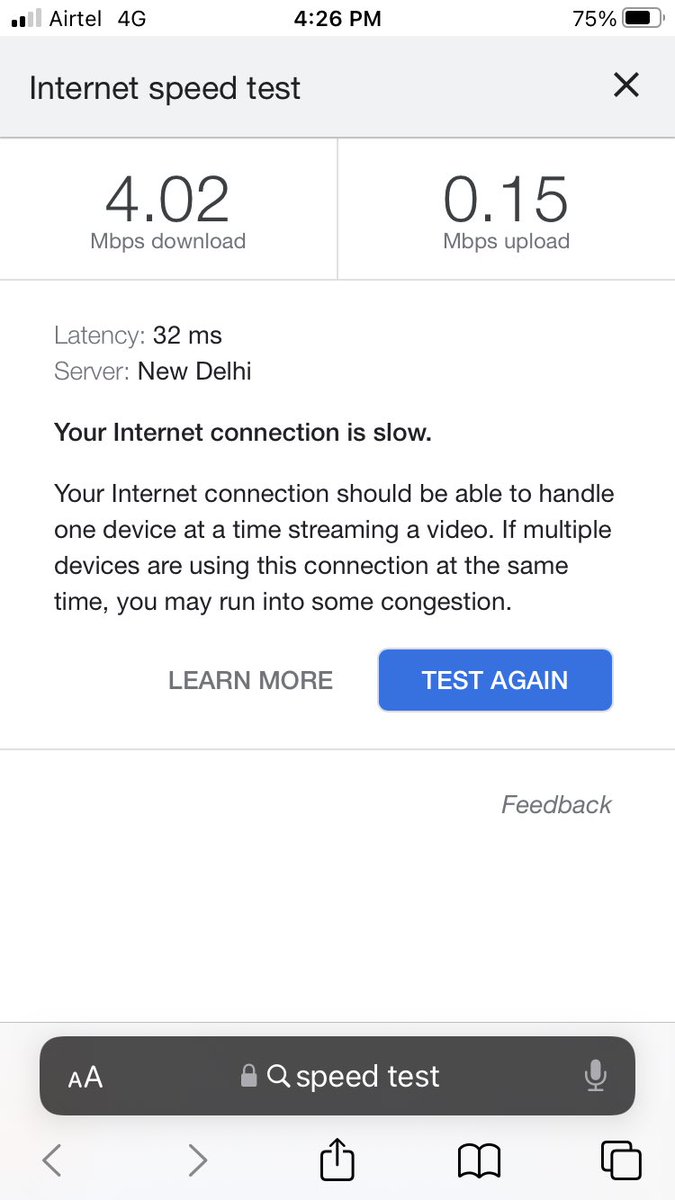 riteshmathur29's tweet photo. ⁦@airtelindia⁩ - this is how Airtel is moving towards 5G. India ka fastest network. #Bullshit

Location - Noida https://t.co/DH3EFX23yE