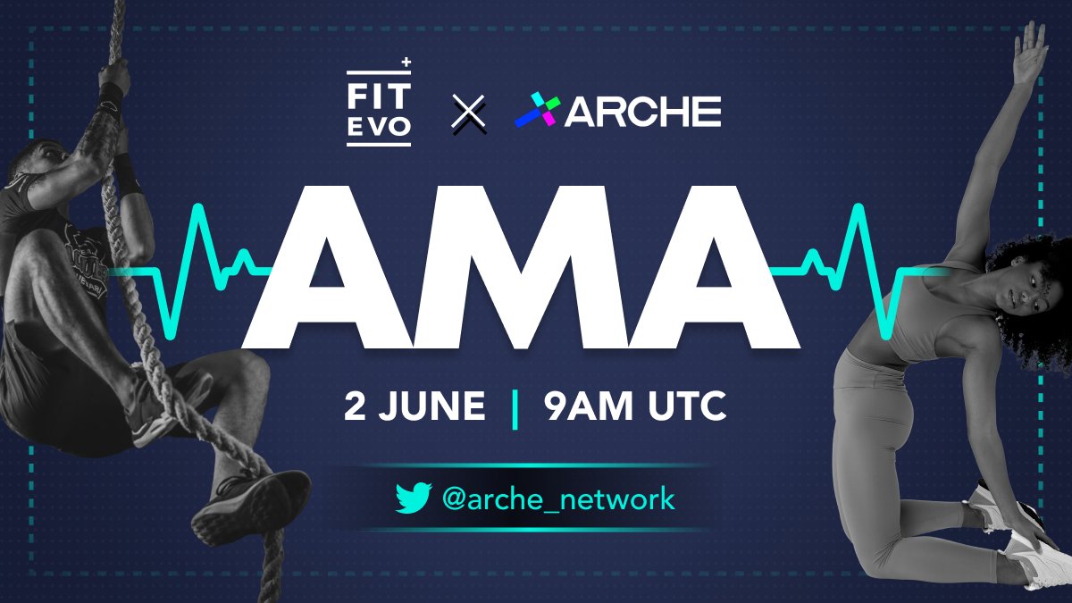 👋🏻 #FITamins, our #AMA with Arche Network is here!

Set your alarm for 2nd June, 9AM UTC ⏰

🏃🏻‍♂️ Hit the ground running with your questions on @Arche_Network!