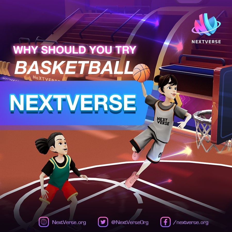NextVerseOrg's tweet image. Why should you try BASKETBALL NEXTVERSE?
We have added LEVEL UP features to the game:

KEY FEATURES
🏀 Unlimited online basketball gameplay
🏀 Realistic 3D graphics
🏀 Join limited events and obtain unique balls and clothes each Season!
🏀 Free and Play to Earn!

#nextverse #web3
