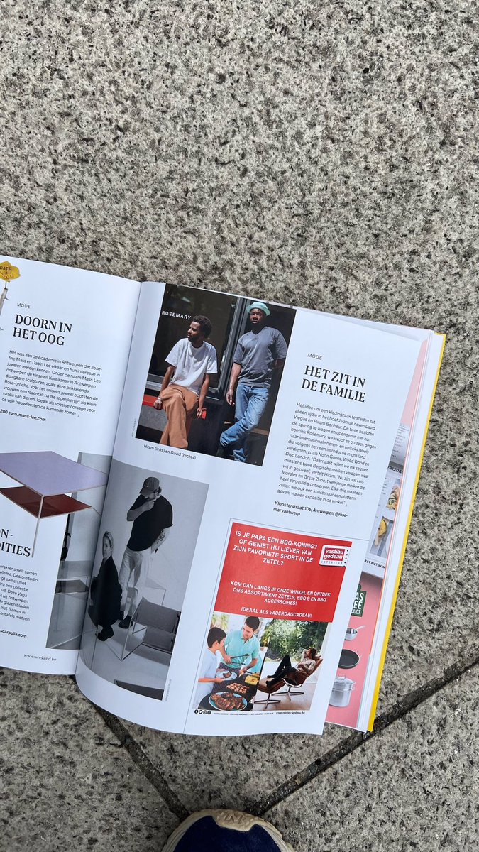 wren200003's tweet photo. Voor zij die het nog niet weten,  eind april openden David en ik Rosemary Antwerp , een concept store met internationale brands en publications. Maandje later staan we in de Knack Weekend🥹. MAKE SURE TO CHECK US OUT , KLOOSTERSTRAAT 106, 2000 ANTWERP (@rosemaryantwerp op ig !) https://t.co/O4q69DLbdw