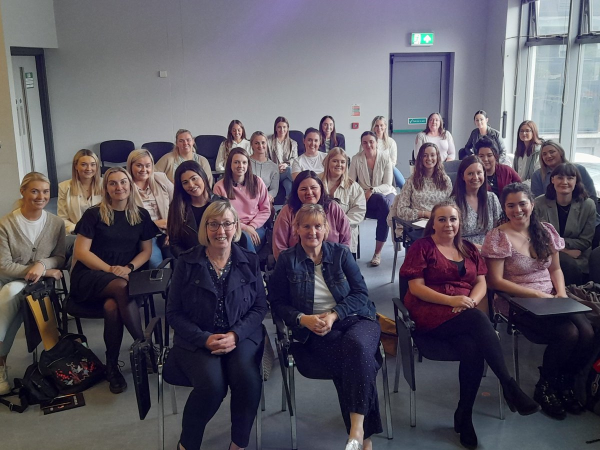 The May 21 MSc Midwifery cohort hosted a Maternity Activism panel with Dr Elizabeth Bannon OBE and Karen Murray (RCM NI) a brilliant afternoon coming at just the right time for the cohort..we could have listened to these wise women all day!  #futuremidwives #thefutureisbright