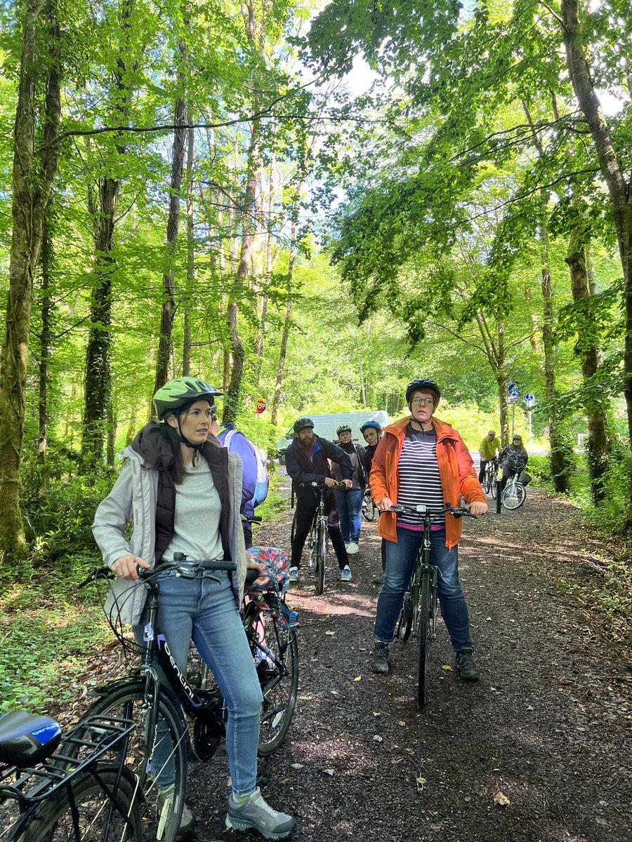 OurWay18's tweet photo. #Studyvisit in Ireland 🇮🇪: 
Today, 8 km cycling from Lough Key Forest Park to #Boyle and visit of King House.
Great tour! https://t.co/UmJ68CdMMX