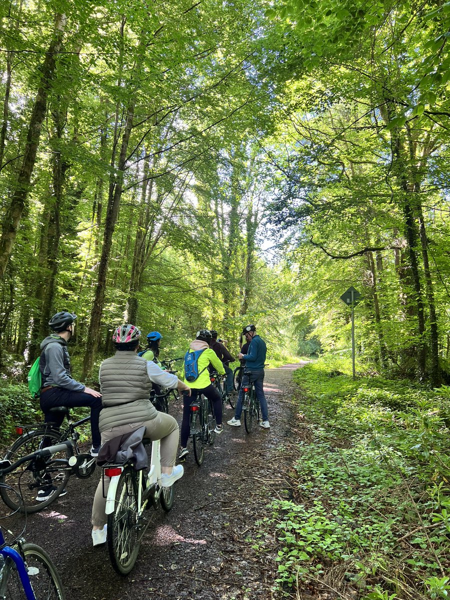OurWay18's tweet photo. #Studyvisit in Ireland 🇮🇪: 
Today, 8 km cycling from Lough Key Forest Park to #Boyle and visit of King House.
Great tour! https://t.co/UmJ68CdMMX