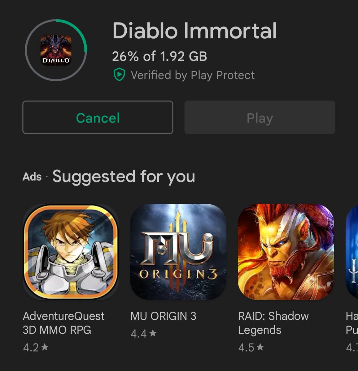 JakeTee_'s tweet image. FYI: #DiabloImmortal is now out on Google Playstore (UK)