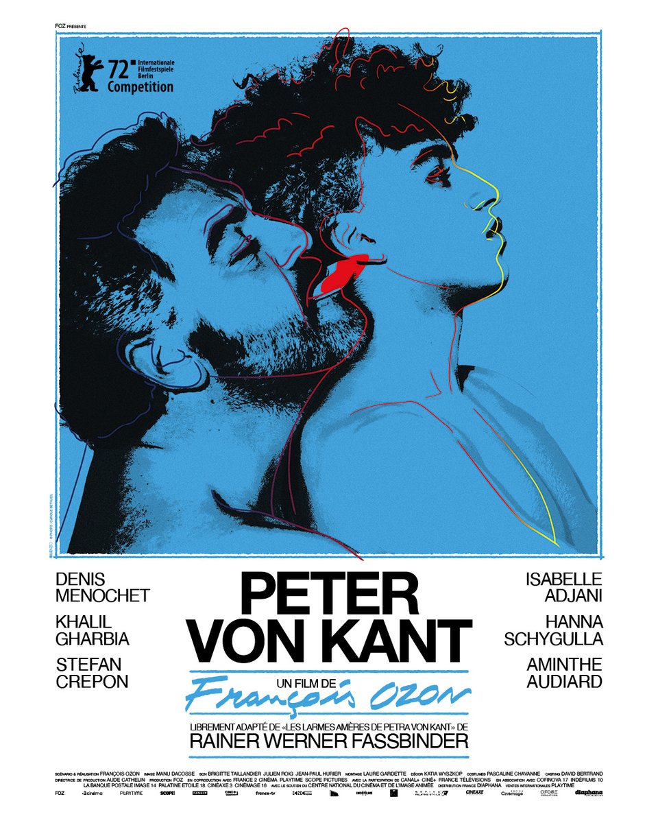 1ère affiche #PVK  RDV le #6juillet #DenisMenochet <a href="/adjani_official/">Isabelle Adjani</a> #KhalilGharbia #HannaSchygulla #StefanCrepon #RainerWernerFassbinder #Querelle #AndyWarhol