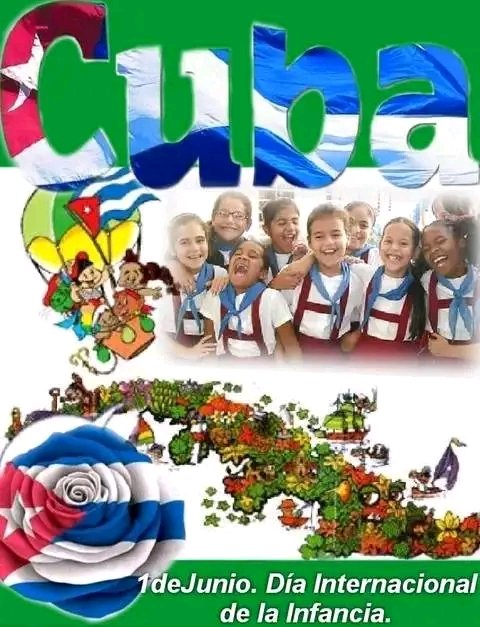 “Los niños son la esperanza del mundo” escribió Martí. Hoy #DiaInternacionalDeLaInfancia celebramos que nuestros niños gozan de seguridad, felicidad siempre sonriendo.Para todos los niños y en especial los niños cubanos muchas felicidades
#SomosFelicesAqui   <a href="/UJCdeCuba/">UJC de Cuba</a> <a href="/OPJMCuba/">OPJM Cuba</a>
